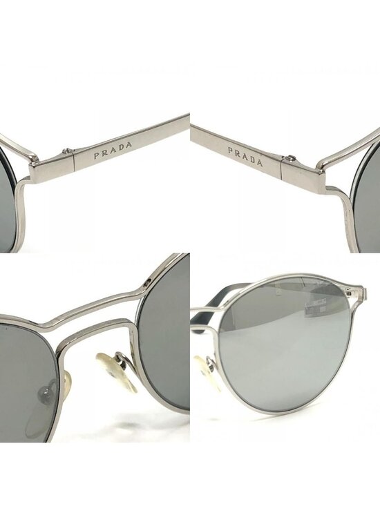 Prada Sunglasses Side Logo Metal Silver Eyewear main image 8